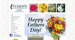 Desktop Screenshot of eckersflowers.com